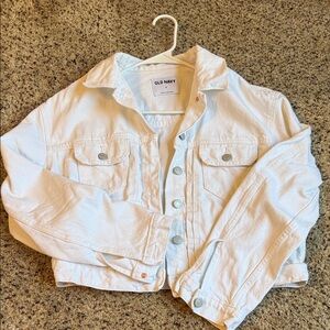 Old Navy White Denim Jacket